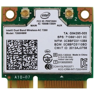 Мережева карта Wi-Fi INTEL 7260.HMWWB.R 936158 зображення 1