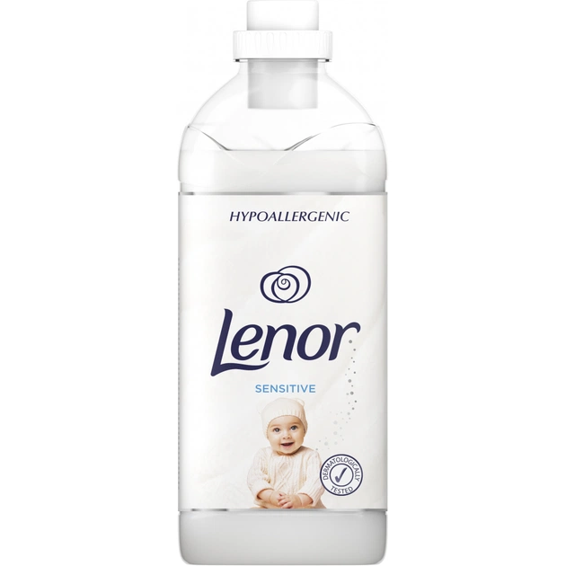 Кондиціонер для білизни Lenor Для чутливої та дитячої шкіри 1.36 л (8001090207418) - изображение 1