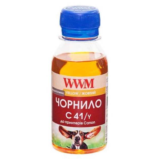 Чернила WWM CANON CL41/51/CLI8 100г Yellow (C41/Y-2) - изображение 1