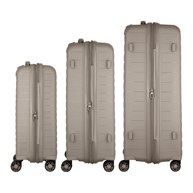 Набір валіз 2E Aero (L+M+S), сіро-коричневі (2E-SPP-AERO-SET3-TP) - зображення 6