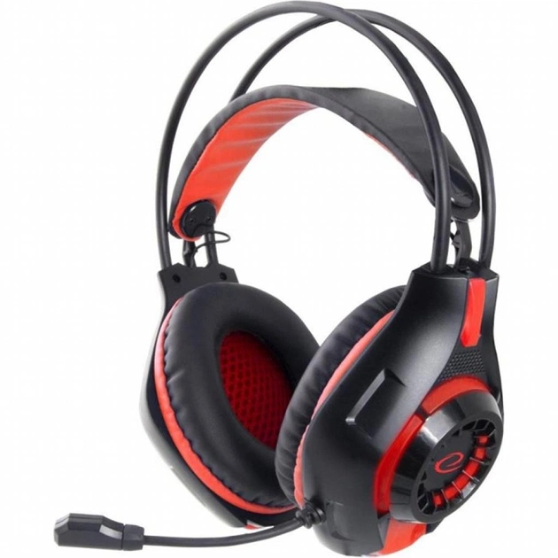 Навушники Esperanza EGH420R Black-Red - зображення 1