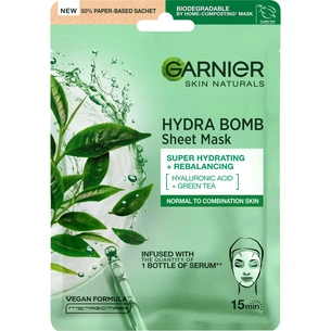 Маска для обличчя Garnier Skin Naturals Тканинна Зволоження та Свіжість 32 г (3600541944640) изображение 1