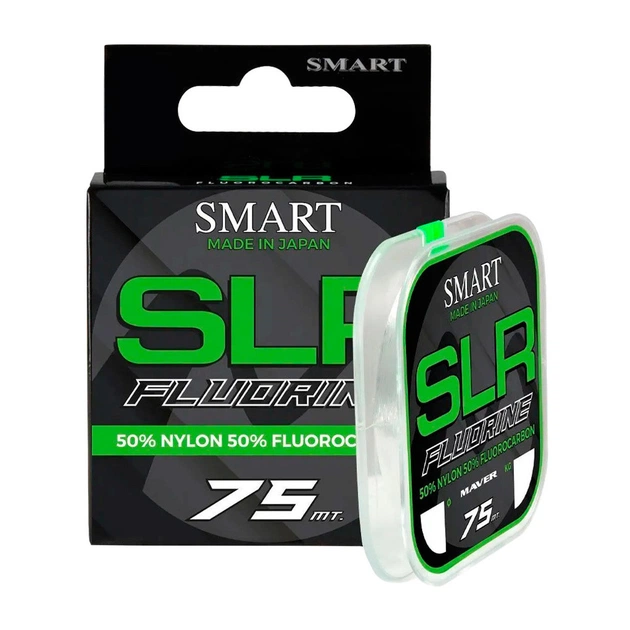 Волосінь Smart SLR Fluorine 75m 0.155mm 3.4kg (1300.36.41) - зображення 1