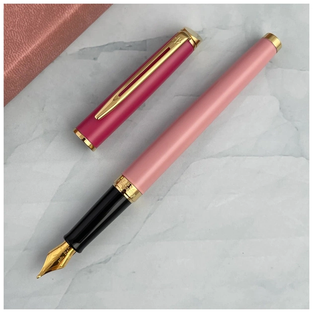 Ручка пір'яна Waterman HEMISPHERE Colour Blocking Pink GT  FP F (12 581) - зображення 6