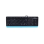 Клавіатура A4Tech FKS10 USB Blue (4711421963466) - зменшене зображення 1