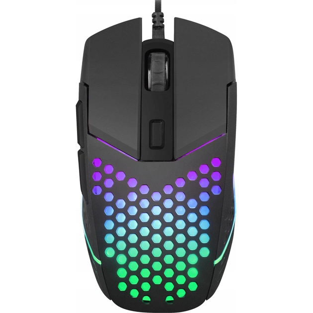 Мишка Fury Battler USB Black (NFU-1654) - зображення 1