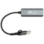 Перехідник PowerPlant USB-C to RJ45 Ethernet 1000Mbps (CA917266) - зменшене зображення 1