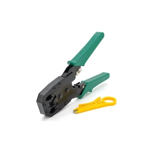 Інструмент Merlion RJ45/12/11, 4P/6P/8P, Green (XL-315 / 10129) изображение 1