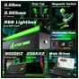Клавиатура Attack Shark R85 HE RGB USB-C UA Black/Green (R85HEGRN_AS) - уменьшенное изображение 8