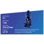 Домкрат Vitol DB-05004/T90504, телескопический, гидравлический, 5т, min 216мм, max 413мм (DB-05004) - уменьшенное изображение 5