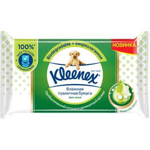 Туалетний папір Kleenex Skin Kind вологий 38 шт. (5029053577500) зображення 1