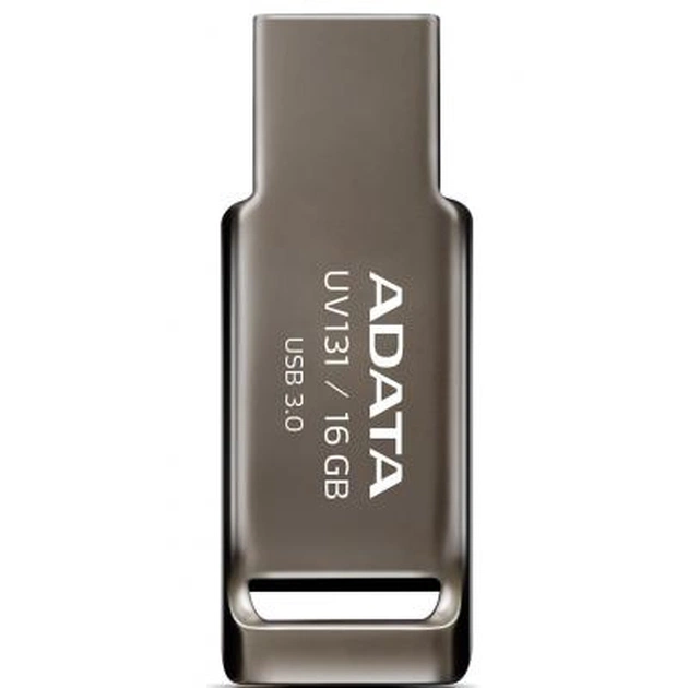 USB флеш накопичувач ADATA 16Gb UV131 Grey USB 3.0 (AUV131-16G-RGY) - изображение 1
