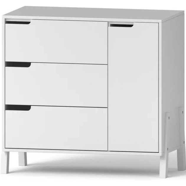 Комод-пеленатор Angelo Магія Плюс (з органайзером) білий 90х51х90 (19035) - picture 3