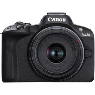 Цифровий фотоапарат Canon EOS R50 + RF-S 18-45 IS STM Black (5811C033) зображення 1