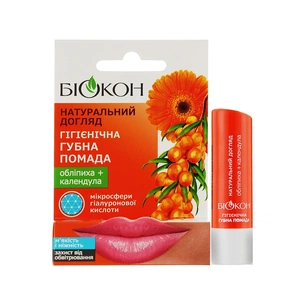 Гігієнічна помада Біокон Обліпиха + Календула 4.6 г (4820160035522) изображение 1