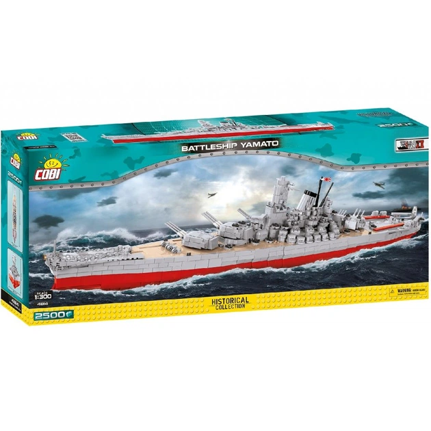 Конструктор Cobi World Of Warships Лінкор Ямато 2500 деталей (COBI-4814) - изображение 1