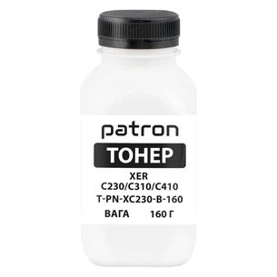 Тонер XER C230/C310/C410, 160 г, Black Patron (PN-XC230-B-160) зображення 1
