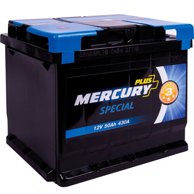 Акумулятор автомобільний MERCURY battery SPECIAL Plus 50Ah (P47297) - зображення 1