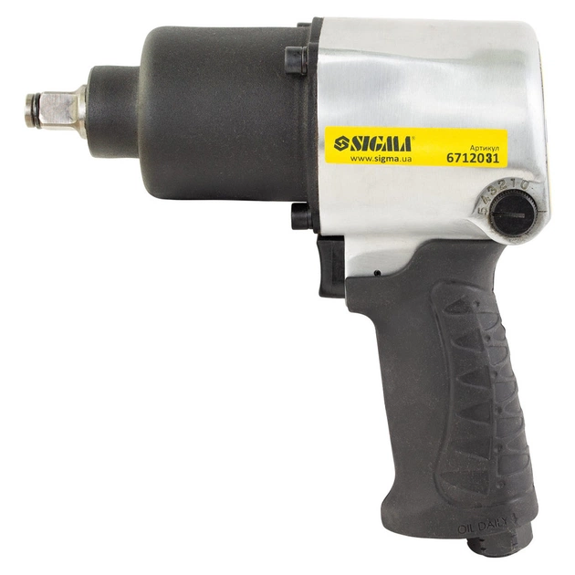 Гайковерт Sigma 1/2" з набором насадок, кейс (6712031) - picture 3