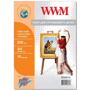 Фотопапір WWM A4 Fine Art (GC200.10) зображення 1