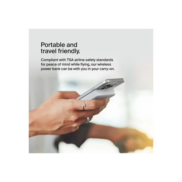 Батарея універсальна Belkin 8000mAh MagSafe Wireless Qi2 White (BPD007BTWH) - picture 10
