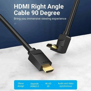Кабель Vention HDMI - HDMI V 2.0 (M/M), 1 м, Black (AARBF) изображение 1