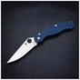 Ніж Spyderco Military 2 CPM SPY27 G-10 Cobalt Blue (C36GPCBL2) - зменшене зображення 4
