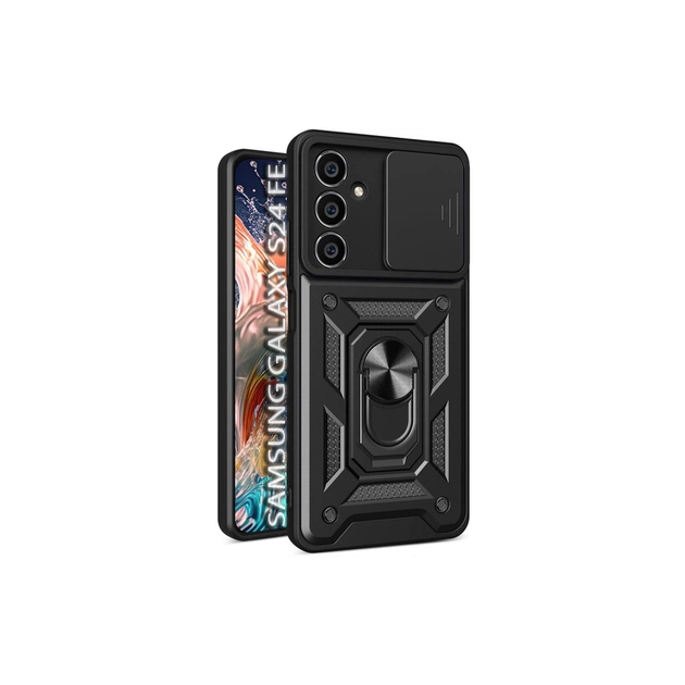 Чохол до мобільного телефона BeCover Military BeCover Galaxy S24 FE SM-S721 Black (712353) - зображення 1