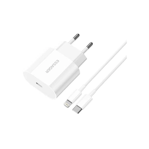 Зарядний пристрій Essager USB-C PD20W + cable USB-C to Lightning white (EFJB02-XBL02-T) зображення 1