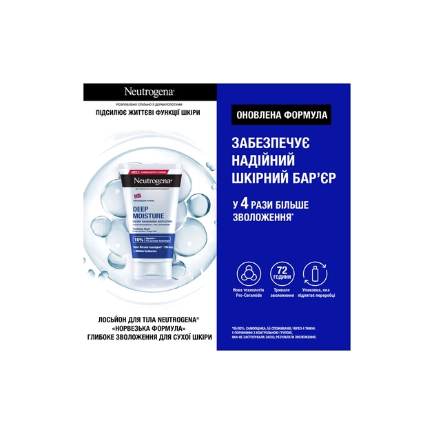 Набор косметики Neutrogena Экспертный уход для тела Крем для рук 50 мл + Помада 4.8 г + Лосьон для тела 75 мл (3574661864976) - изображение 3