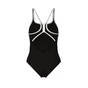 Купальник Arena Pro_File Swimsuit Solid 008055-510 чорний, білий 42 (3468337414339) - зменшене зображення 5