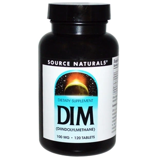 Вітамінно-мінеральний комплекс Source Naturals DIM (дііндолілметан) 100мг, 120 таблеток (SN1567) зображення 1