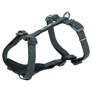 Шлея для собак Trixie CityStyle H-harness Бавовна XS–S 30–44 см 10 мм Чорна (4053032682580) зображення 1