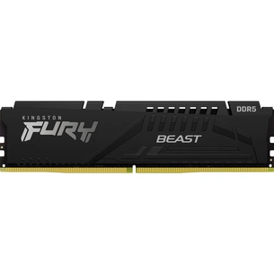 Модуль пам'яті для комп'ютера DDR5 8GB 5600 MHz Beast Black Kingston Fury (ex.HyperX) (KF556C40BB-8) зображення 1