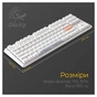 Клавіатура Ducky One 3 TKL Cherry MX Brown RGB UA USB White (DKON2187ST-BUAPXPWWWSC1) - зменшене зображення 11