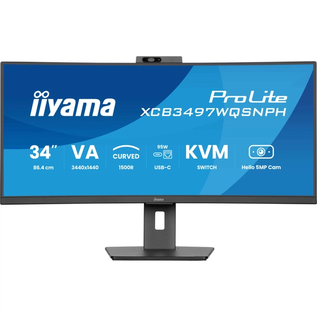 Монітор iiyama XCB3497WQSNPH-B1 - picture 1