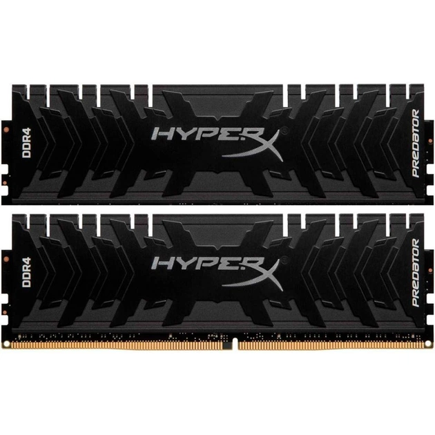 Модуль пам'яті для комп'ютера DDR4 16GB (2x8GB) 4600 MHz HyperX Predator Black Kingston Fury (ex.HyperX) (HX446C19PB3K2/16) - зображення 1