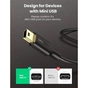 Дата кабель USB 2.0 AM to Mini 5P 3.0m 2A PVC black Ugreen (UGR-10386) - уменьшенное изображение 8