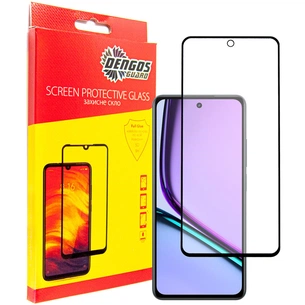 Скло захисне Dengos Realme C67 (black) (TGFG-340) зображення 1