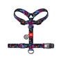 Шлея для собак WAUDOG Nylon з QR-паспортом анатомічна H-подібна "Нескінченні світи" пластиковий фастекс М (321-4058) - зменшене зображення 2