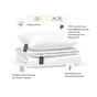 Ковдра MirSon Набір евкаліптовий №1702 Eco Light White 200х220 + 2 подушки (2200002656092) - уменьшенное изображение 2