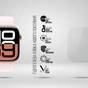 Плівка захисна Armorstandart Matte hydrogel Apple Watch 10 46mm 6 pcs (ARM91990) - зменшене зображення 2