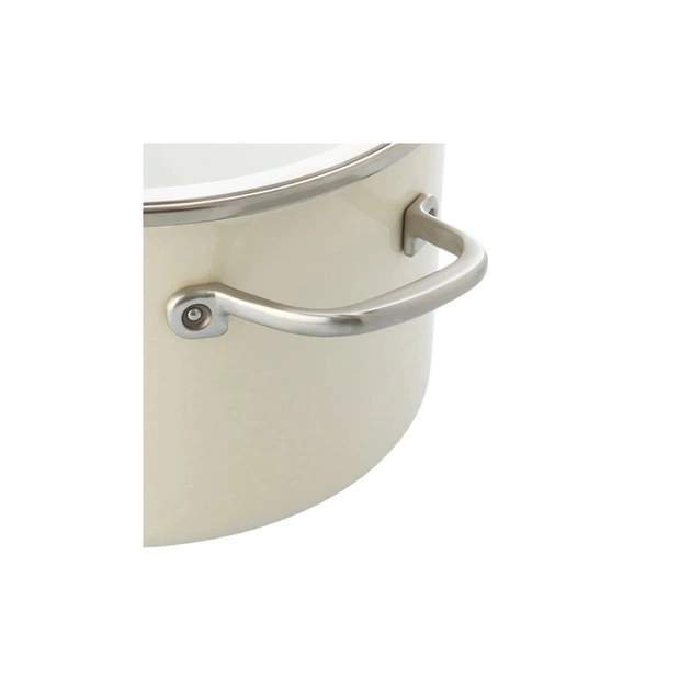 Каструля KitchenAid Steel Core 24 см 6 л мигдалевий крем (CC003269-001) - picture 5