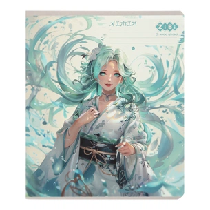 Зошит ZiBi предметний ANIME 48 аркушів клітинка, хімія (ZB.1704-06) зображення 1