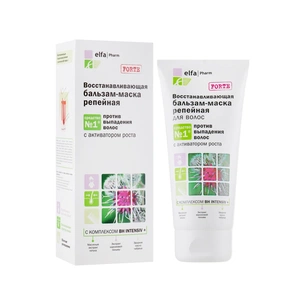 Маска для волосся Elfa Pharm Реп'яхова Проти випадіння волосся 200 мл (5901845500197) зображення 1