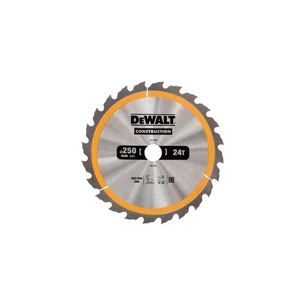 Диск пильний DeWALT СONSTRUCTION, 250 х 30 мм, 24 z, АТВ, 10 градусів (DT1956) зображення 1