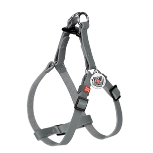 Шлея для котів WAUDOG Classic з QR паспортом XS Ш 10 мм В=С 28-40 см сіра (601011) зображення 1