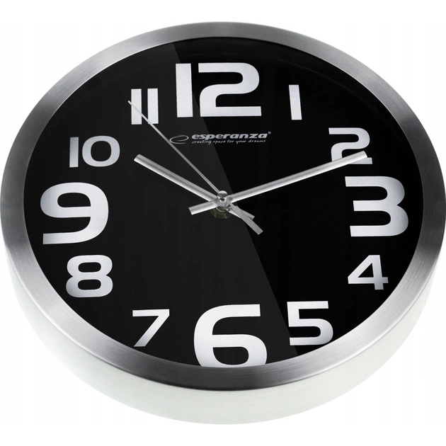 Настінний годинник Esperanza Wall Clock Zurich Black 25 см (EHC013K) - picture 2