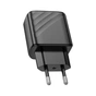 Зарядний пристрій HOCO CS23A 1xUSB-C PD30W + 1xUSB QC3.0 black (6942007609944) - зменшене зображення 5