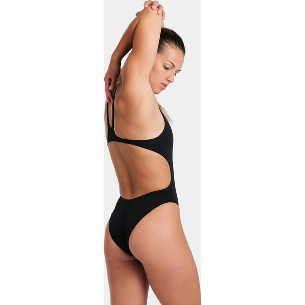 Купальник Arena Team Swimsuit Swim Tech Solid 004763-550 чорний 42 (3468336641019) - зображення 4